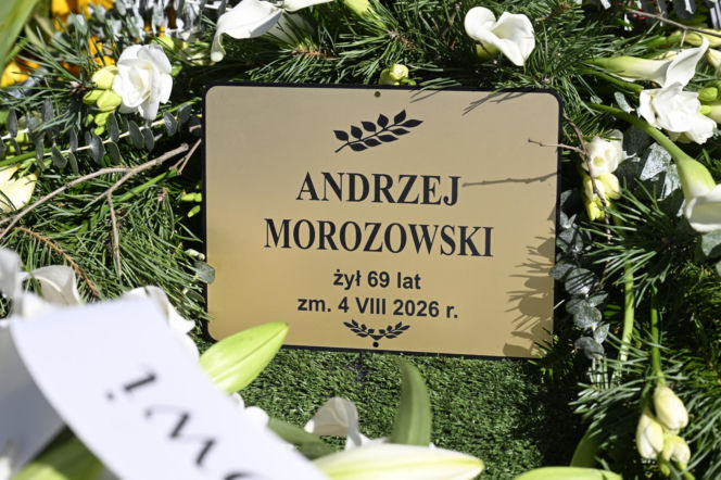 Tak wygląda grób Andrzeja Morozowskiego