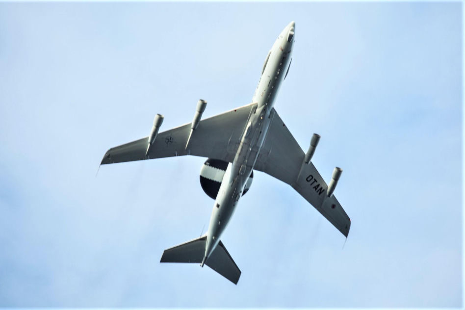 Samolot E-3A AWACS należący do NATO