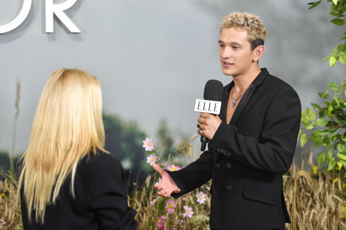 Tomasz Stockinger i  Ignacy Liss na premierze filmu "Znachor"