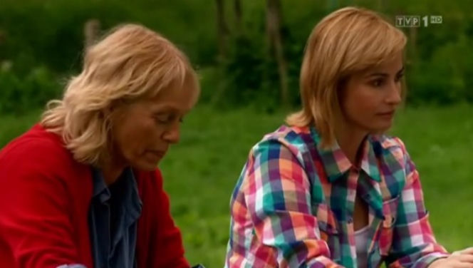 NAD ROZLEWISKIEM odc. 7. Małgosia (Joanna Brodzik), Basia (Małgorzata Braunek)