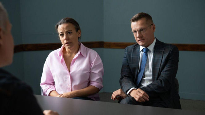 M jak miłość odc. 1893. Magda (Anna Mucha), Piotrek (Marcin Mroczek)