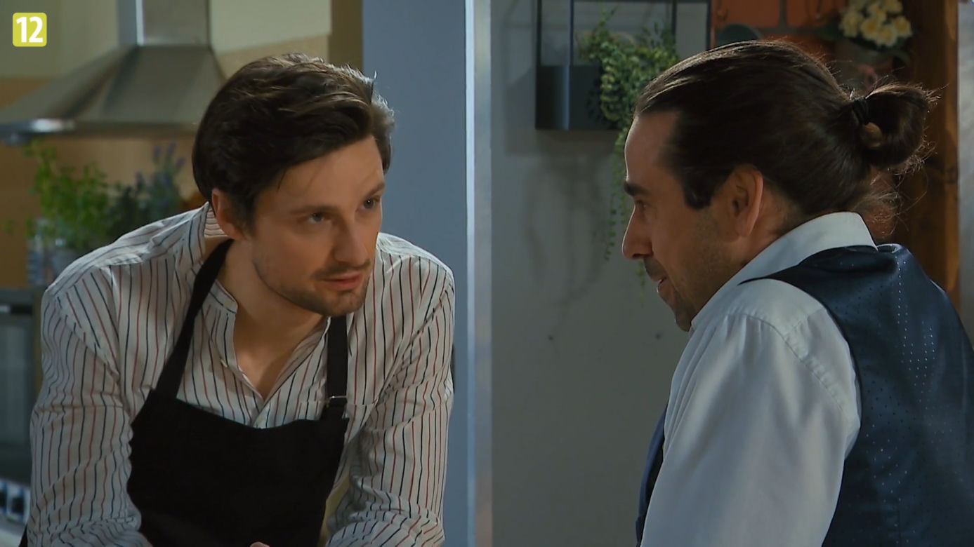 Barwy szczęścia, odc.. 2648: Radek (Filip Kosior), Vincenzo (Alessandro Curti) 