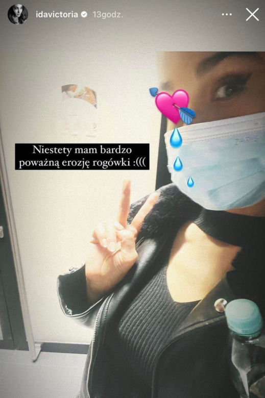 Ida Nowakowska prawie straciła oko