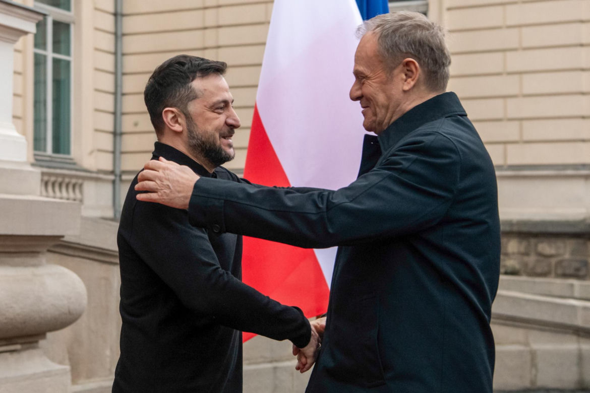 Donald Tusk we Lwowie