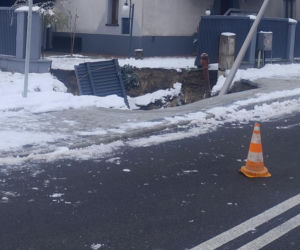 Zapadlisko w Olkuszu