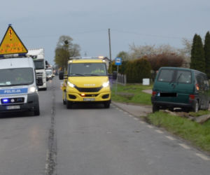 Poważny wypadek w Pigży. Dwie osoby w szpitalu