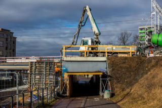 Przebudowa linii kolejowej E65 w Sosnowcu, remonty wiaduktów, dworca, peronów