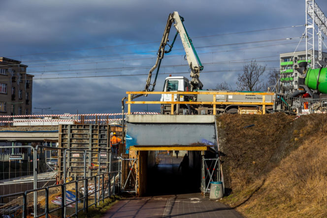 Przebudowa linii kolejowej E65 w Sosnowcu, remonty wiaduktów, dworca, peronów