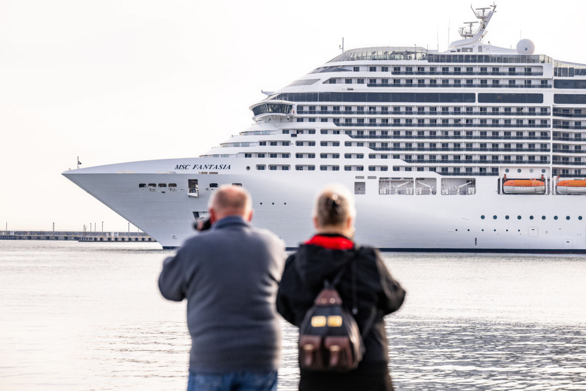  MSC Fantasia w Gdyni. To jeden z największych wycieczkowców na świecie! 