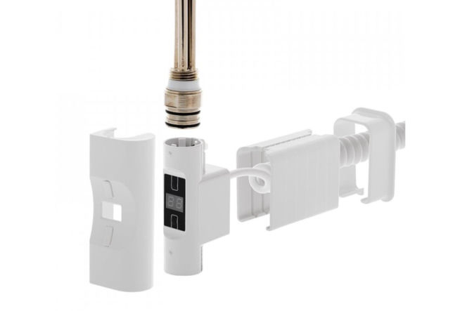 Elektryczna grzałka do grzejników łazienkowych z termostatem