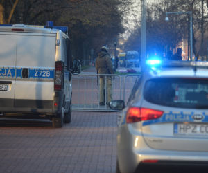 Protest taksówkarzy pod KPRM