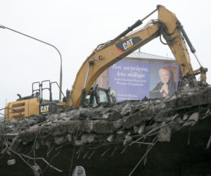 Rozbiórka wiaduktu 