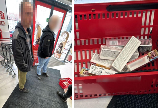 Znany złodziej ukradł kilkanaście sztuk kleju do protez. Nie przewidział jednego szczegółu