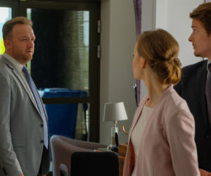 Przyjaciółki, 14 sezon, odc. 165: Paweł (Bartek Kasprzykowski), aplikant (Patryk Bartoszewski), aplikantka (Aleksandra Mirecka)