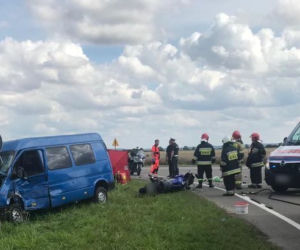 Motocyklista zginął w wypadku na DK 22