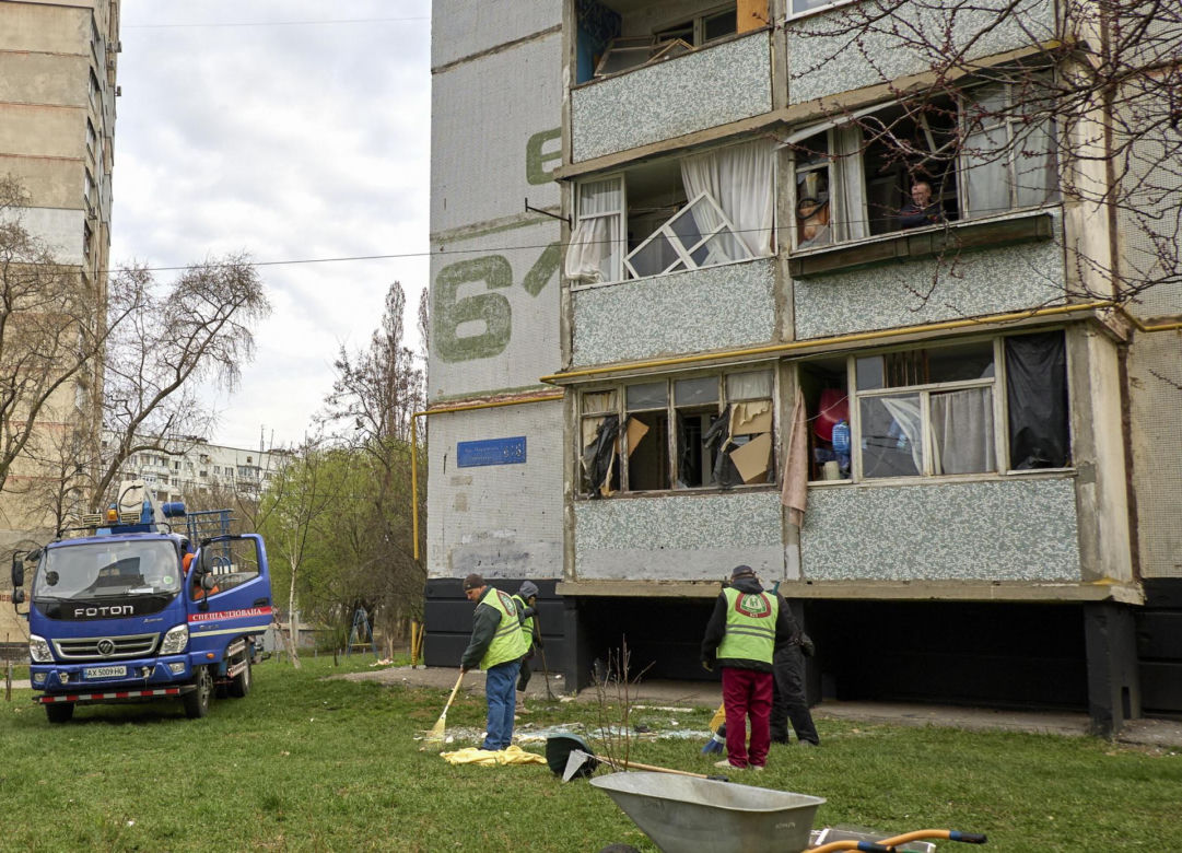 Zmasowany ostrzał ukraińskich miast 