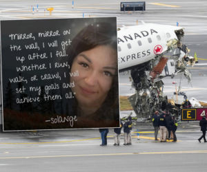 Tak wygląda cudem ocalona stewardesa! Miała przeczucie katastrofy?