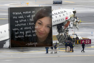 Tak wygląda cudem ocalona stewardesa! Miała przeczucie katastrofy?