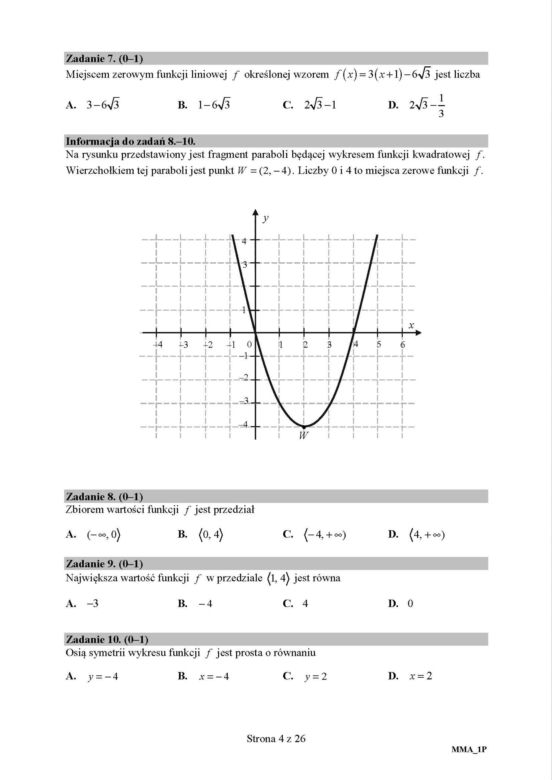 Matura 2019 z matematyki