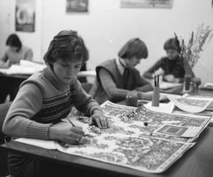 Fabryka dywanów w Białymstoku w 1979 roku