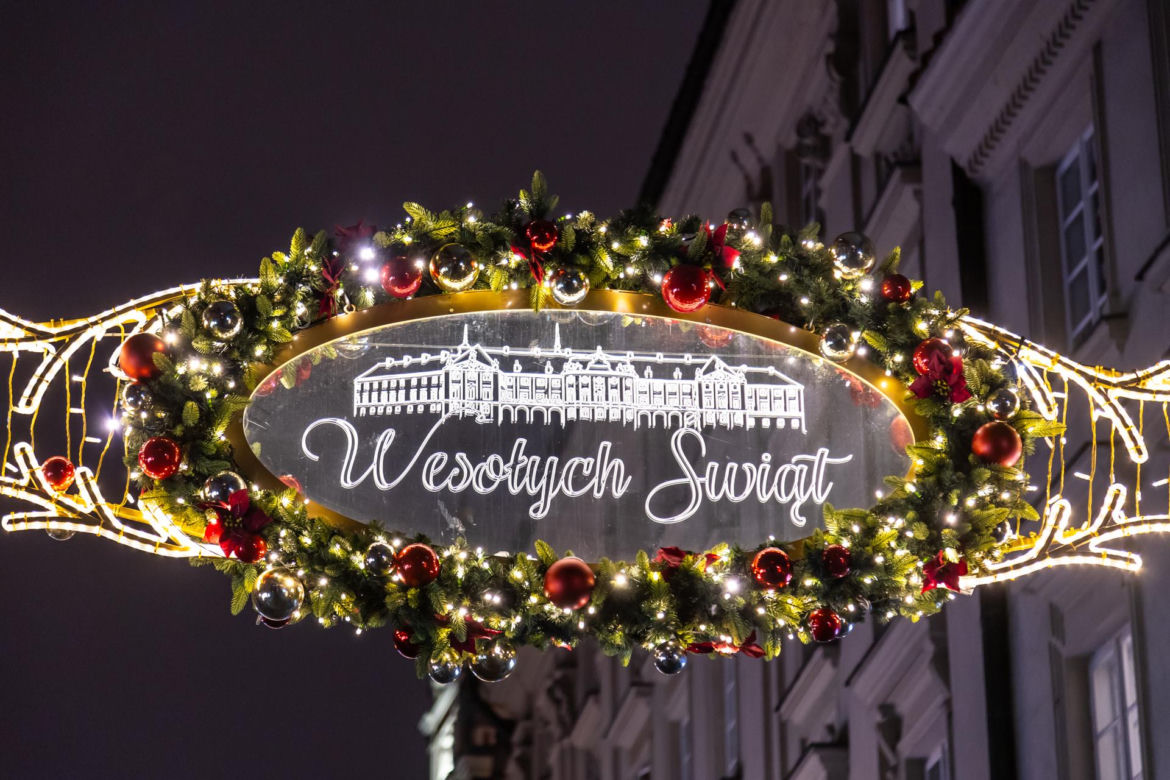 Iluminacja świąteczna 2023 w Warszawie - zdjęcia