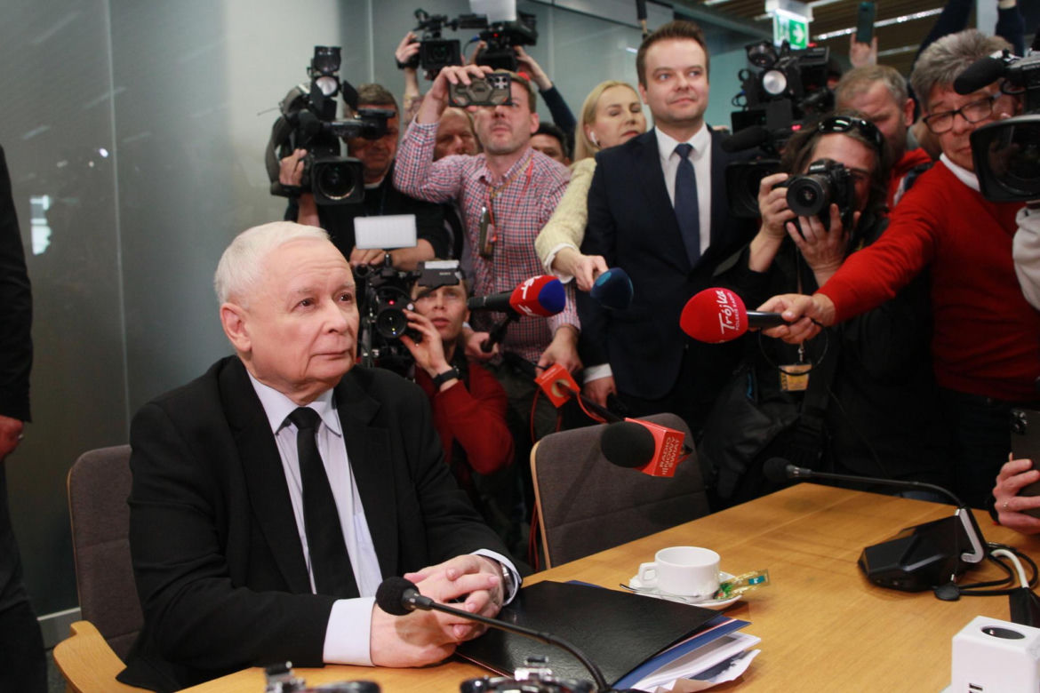 Jarosław Kaczyński. Sejmowa komisja śledcza w sprawie Pegasusa