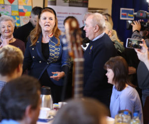 Dąbrowa Górnicza: Sarah Ferguson, księżna Yorku, odwiedziła ukraińskie dzieci