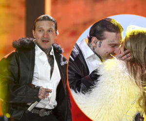 Smolasty i jego była dziewczyna razem na scenie. Fani nie gryźli się w język po ich występie