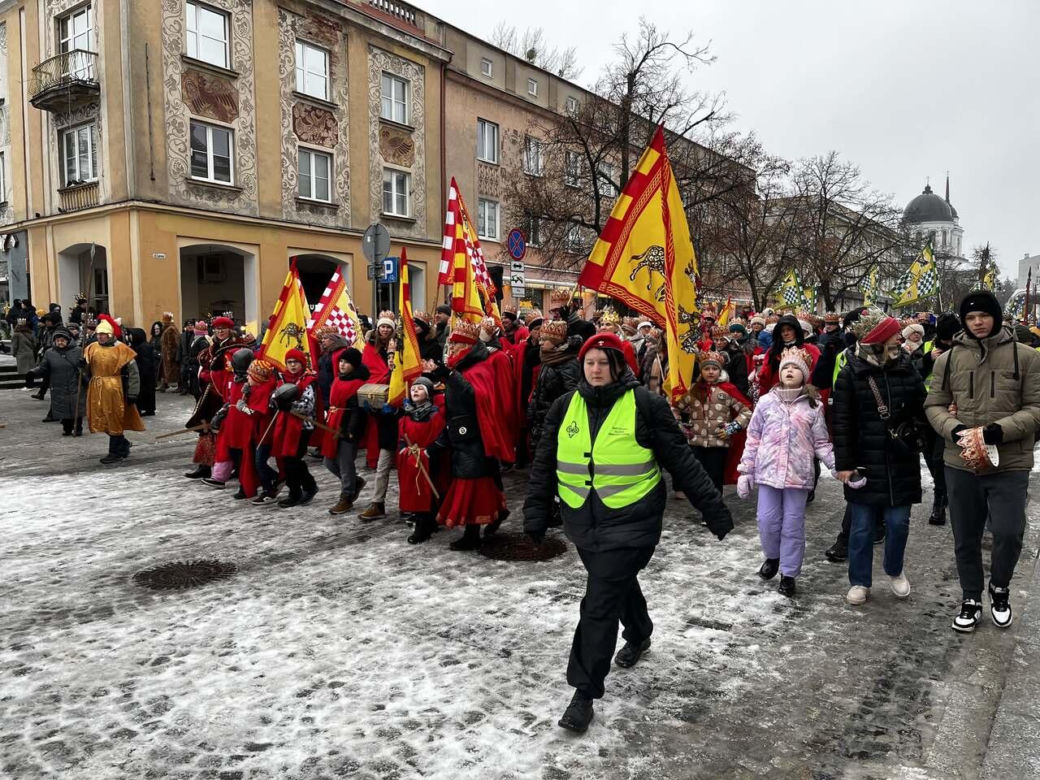 Orszak Trzech Króli 2025 na ulicach Białegostoku