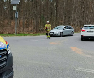 Wypadek na drodze Starachowice - Lubienia