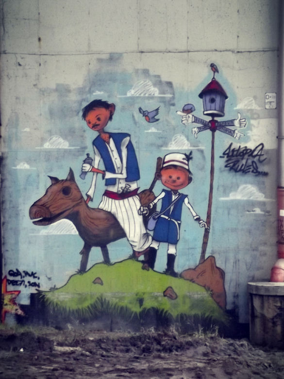 Trasa Zamkowa - graffiti