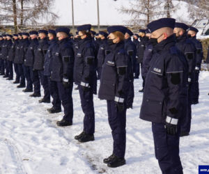 Nowi policjanci na Warmii i Mazurach. Ślubowało aż 80 funkcjonariuszy [ZDJĘCIA]