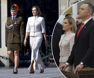 Marta Nawrocka. Obchody Święta Wojska Polskiego
