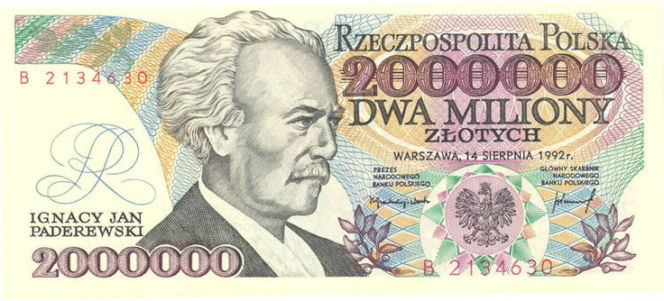 BANKNOTY SPRZED DENOMINACJI
