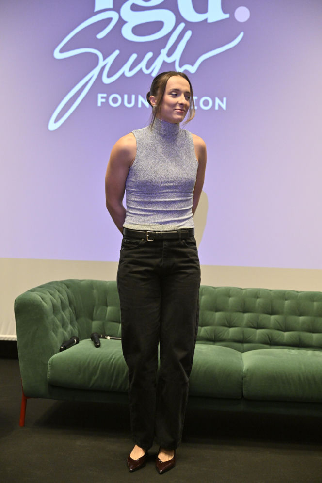 Iga Świątek rozdała stypendia