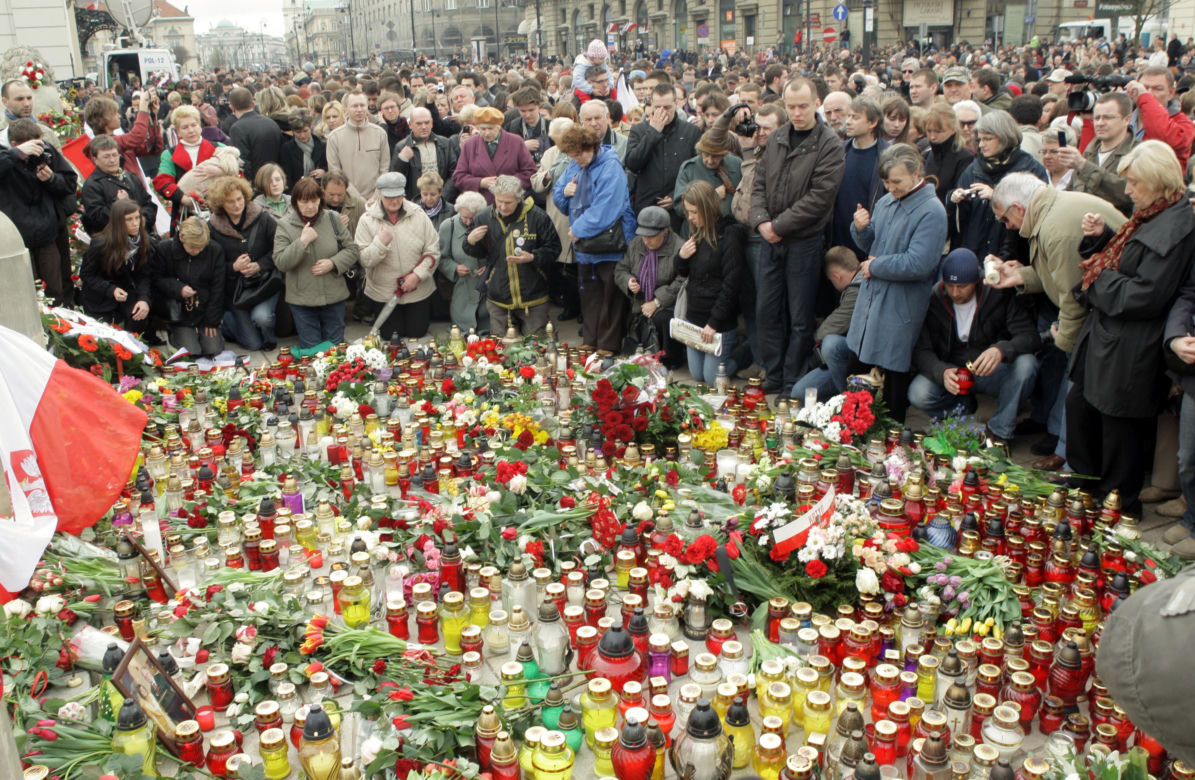 Tak wyglądała Warszawa 10 kwietnia 2010 roku