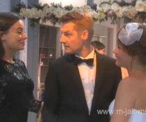 M jak miłość po wakacjach 2014. Ala (Olga Frycz), Paweł Zduński (Rafał Mroczek), Magda (Anna Mucha)
