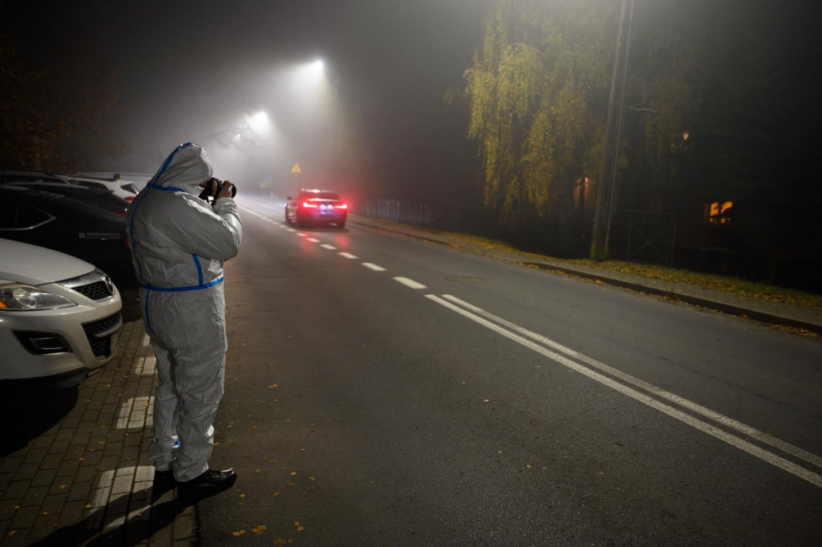 Miejsce tragedii w Puszczykowie