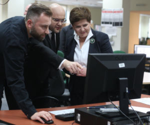 Premier Beata Szydło w redakcji Super Expressu