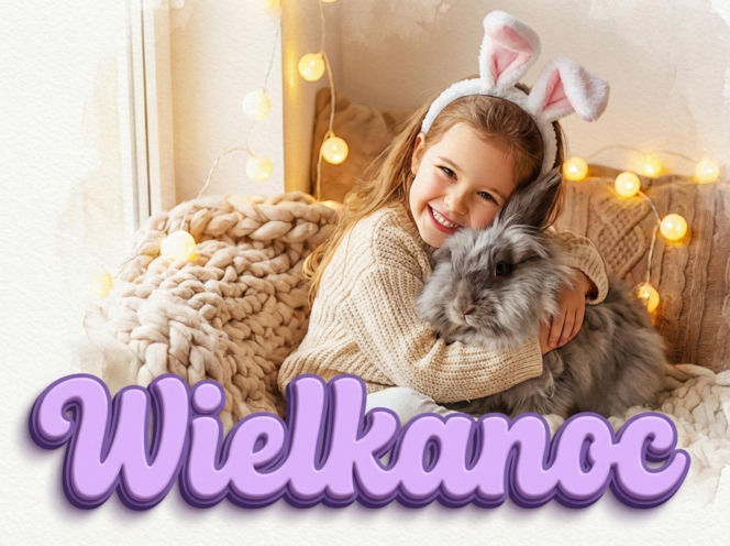 Kartka świąteczna na Wielkanoc