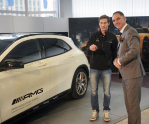 Kamil Stoch w Mercedesie GLA 45 AMG