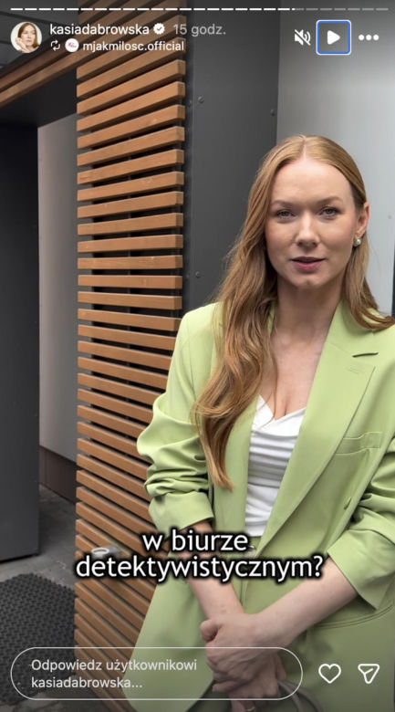 M jak miłość Elżbieta Domańska (Katarzyna Dąbrowska)