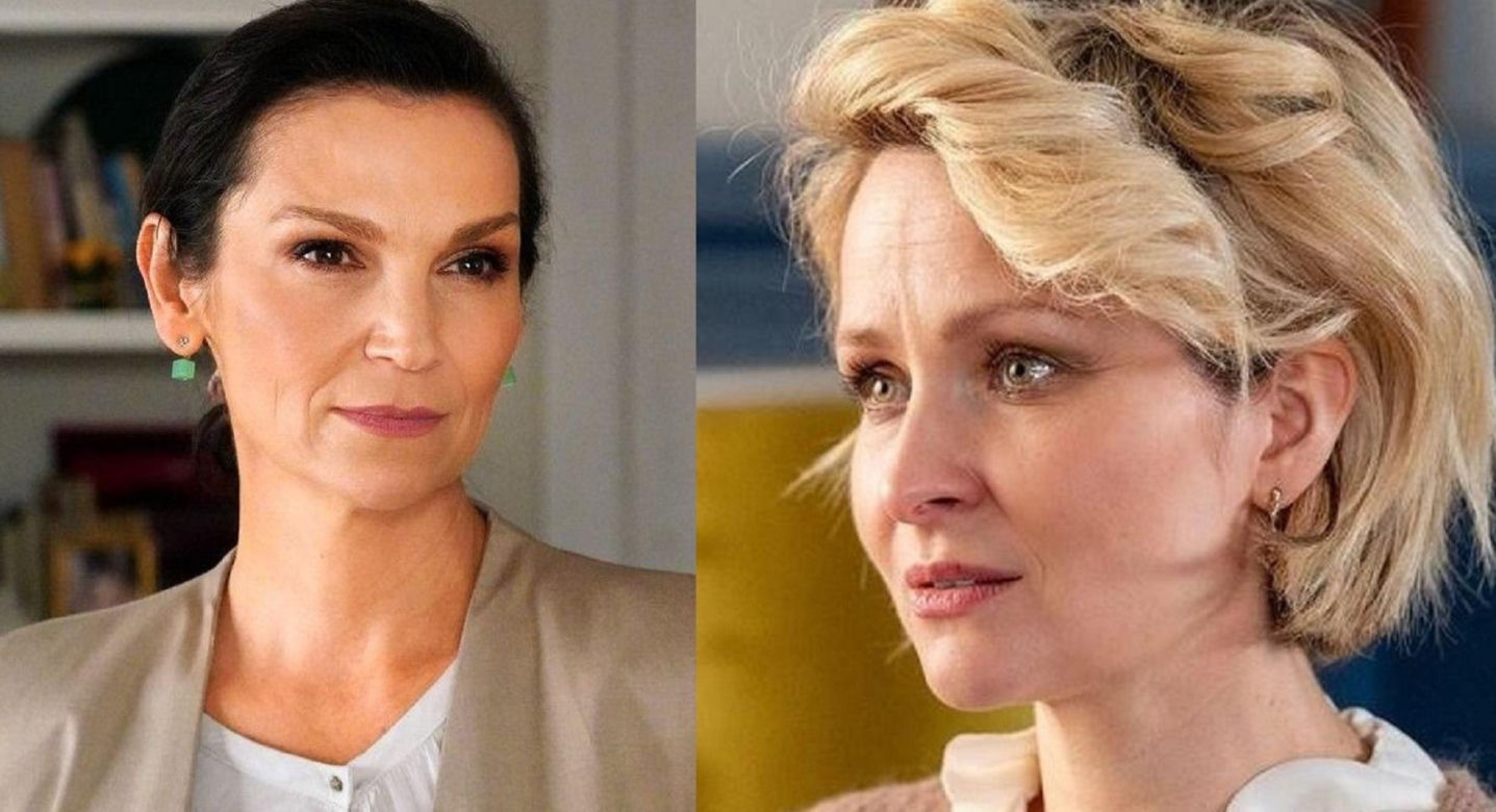 Barwy szczęścia, odcinek 3074. Paszkowska (Olga Bończyk), Bożena (Marieta Żukowska)