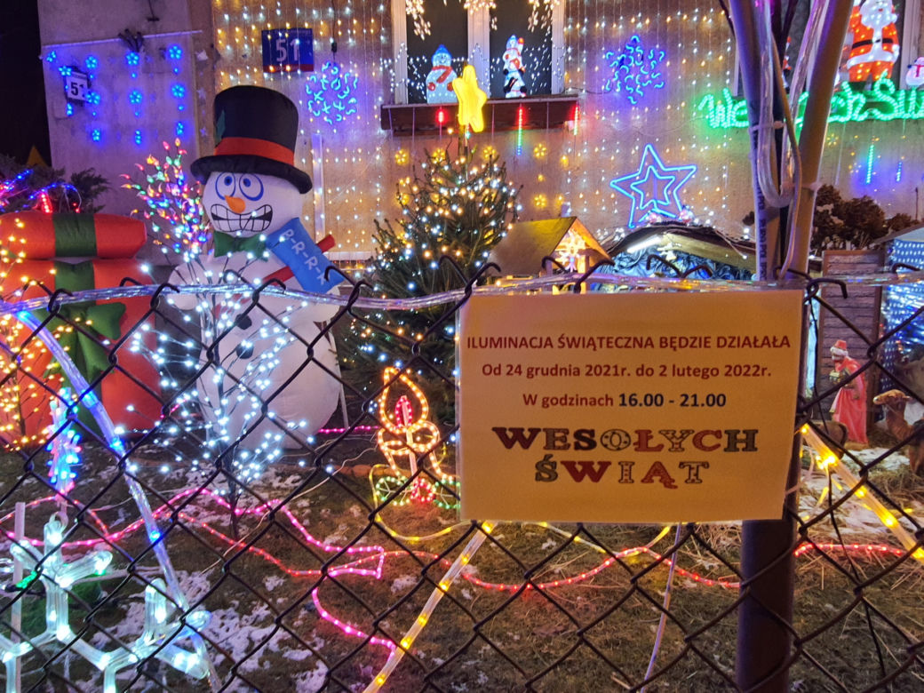 Odlotowy ogród na Bielanach. Niesamowite iluminacje!  