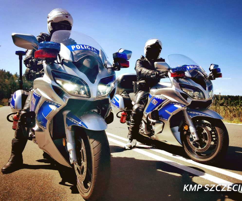 Nowe motocykle Yamaha w szczecińskiej drogówce
