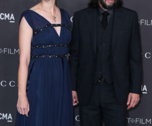 Keanu Reeves z partnerką