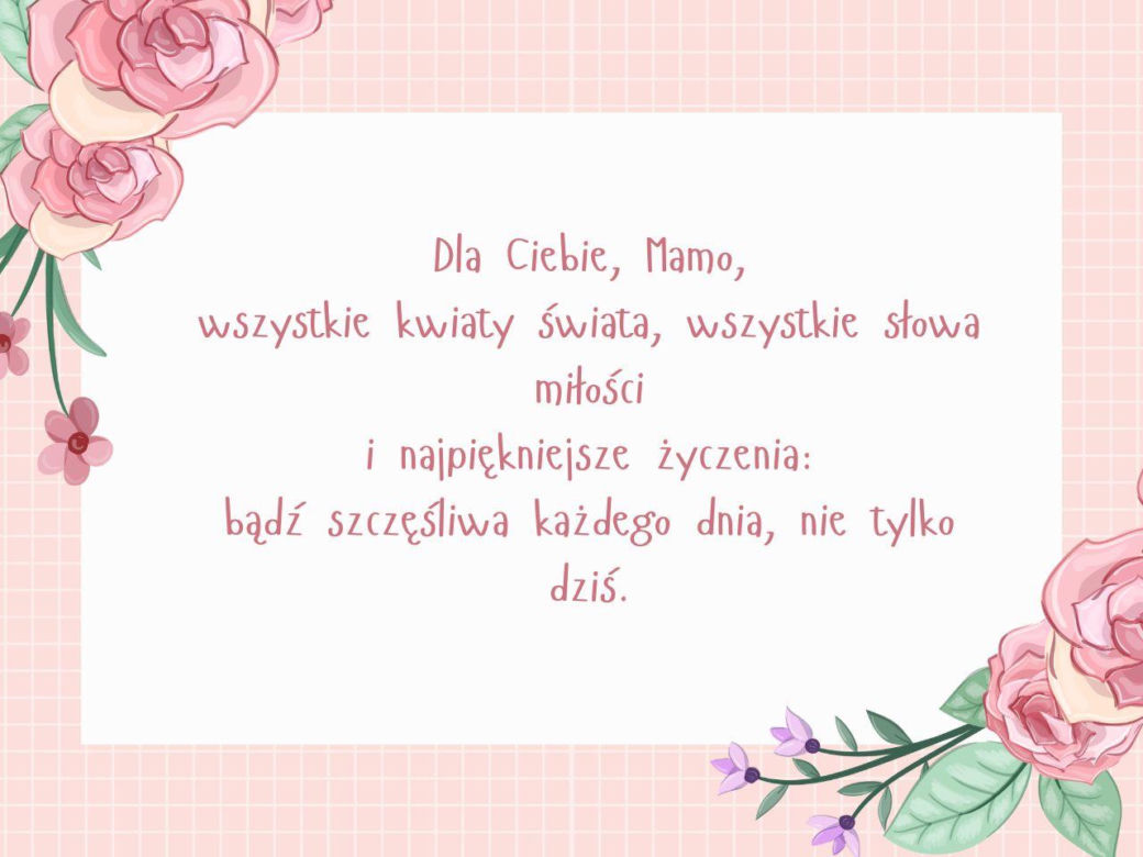 Dzień mamy życzenia
