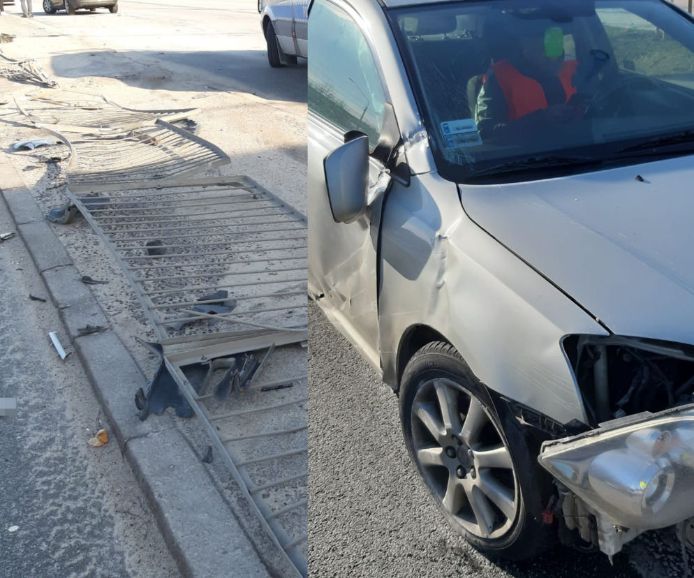 Trzy samochody rozbite, jedna osoba w szpitalu. Sprawca uciekł z miejsca zdarzenia