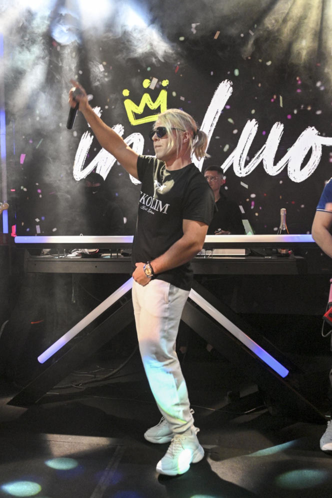 Skolim podczas koncertu