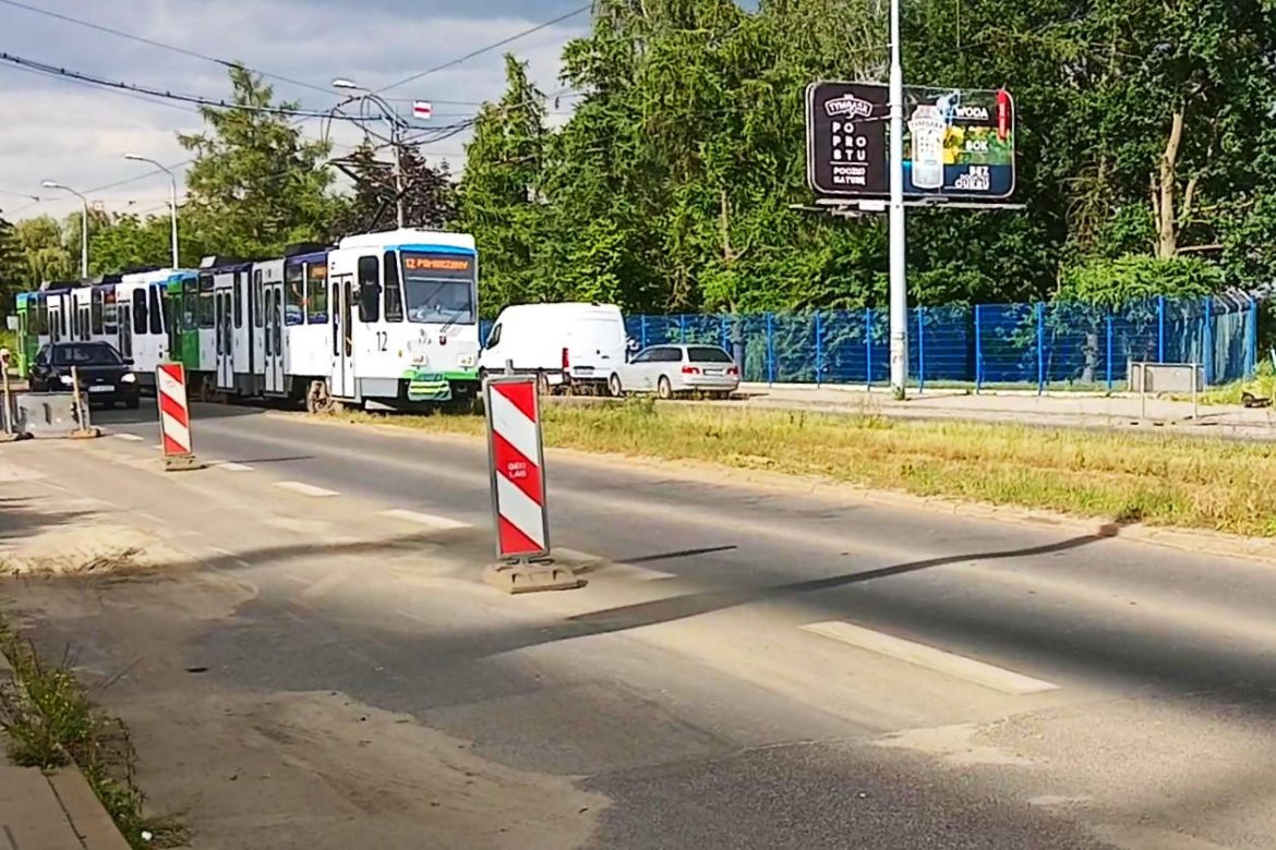 Al. Powstańców Wlkp. przed przebudową